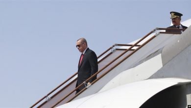 Photo of وفد تركي رفيع المستوى برئاسة أردوغان يصل تونس للقاء  قيس سعيد